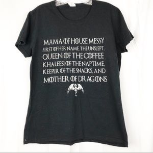 Game Of Thrones Short Sleeve Graphic T-Shirt Sz L